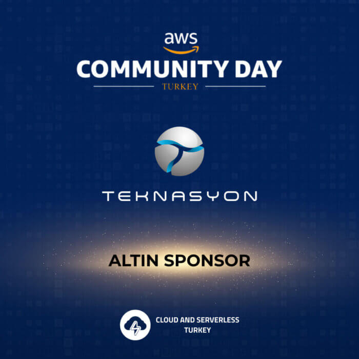 Teknasyon is a Gold Sponsor of AWS Community Day!