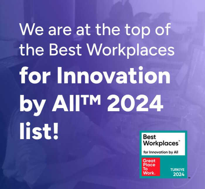 We are at the top of the Best Workplaces for Innovation by All™ list!