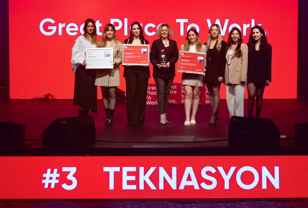 Great Place to Work® tarafından açıklanan “Türkiye’nin En İyi İşverenleri” arasında en iyi 3’teyiz!