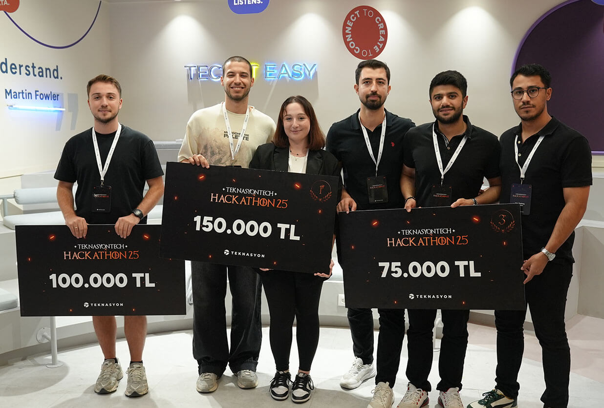 Meet the winners of Teknasyon Tech Hackathon ’25!
