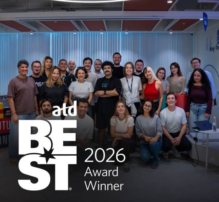 ATD Best Award Winner 2026 Ödülünü Aldık!