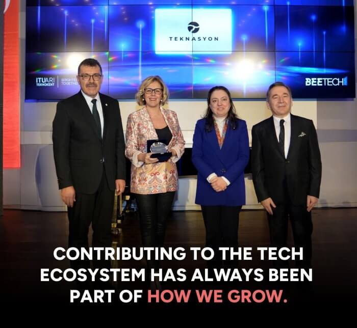 BEETECH 2025’te Ekosistem Paydaşlığı Özel Ödülü’ne Layık Görüldük!