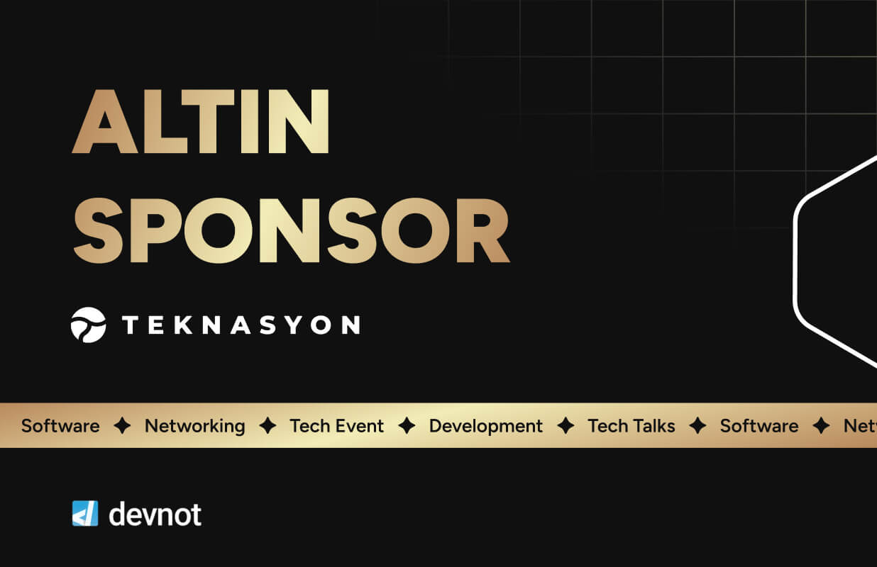 Developer Summit 2025 etkinliğine Altın Sponsor olduk!